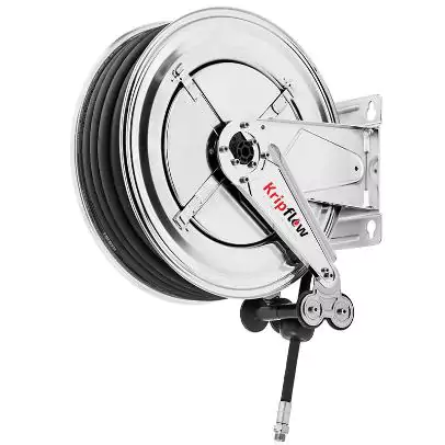 Stainless steel fixed hose reel