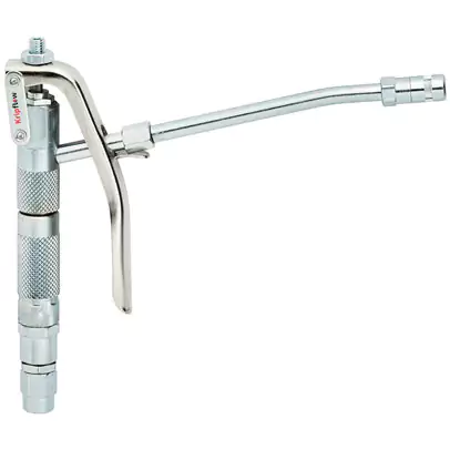 Grease Gun with Rigid Terminal, Swivel Joint and Inlet 